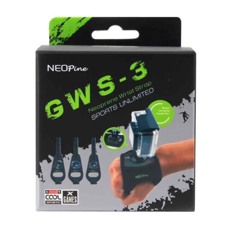 NEOpine GWS-3 Camouflage Glove Type Wrist Strap with Connecter Mount for GoPro HERO4 /3+ /3 /2 /1, Xiaomi Yi Sport Camera(Green)