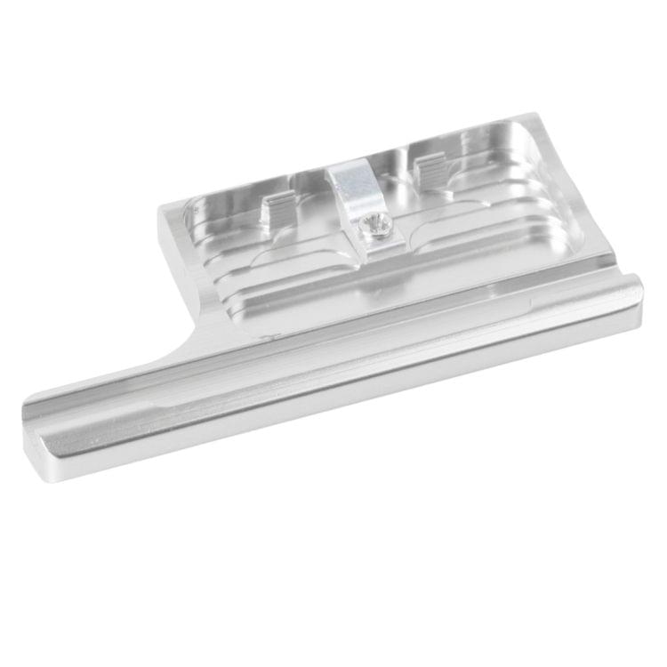 TMC CNC Aluminum Back Door Clip for Gopro HERO4 /3+(Silver)