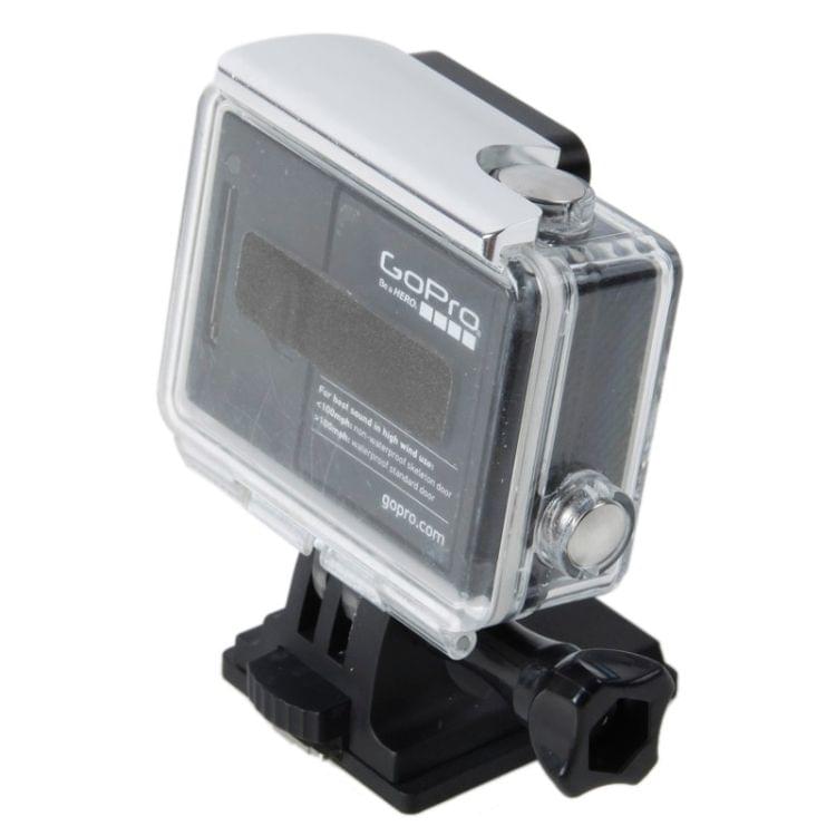 TMC CNC Aluminum Back Door Clip for Gopro HERO4 /3+(Silver)