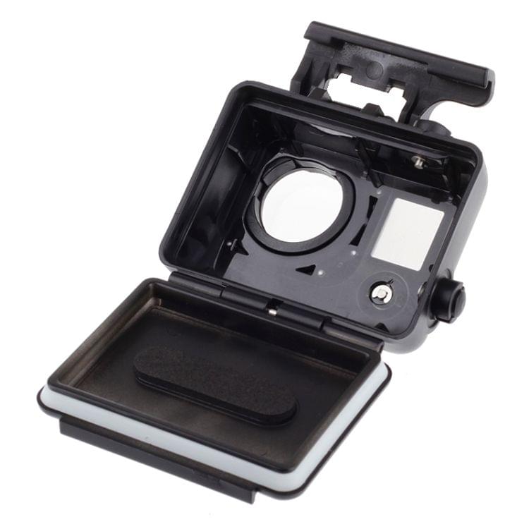 Black Edition Waterproof Housing Protective Case with Buckle Basic Mount for GoPro HERO4 /3+(Black)