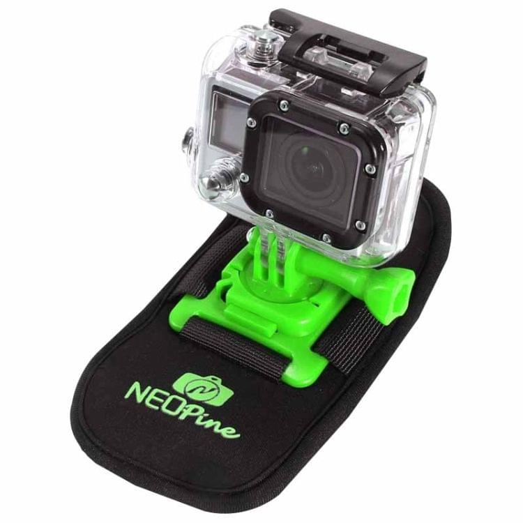 NEOPine Fashionable 360 Degree Rotation Diving Material Camera Belt / Shoulder Harness for GoPro HERO4 /3+ /3 /2 /1,Xiaomi Yi,SJCAM SJ6000 / SJ5000 / SJ5000 WIFI / SJ4000 Sport Camera(Green)