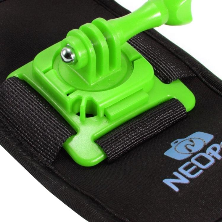 NEOPine Fashionable 360 Degree Rotation Diving Material Camera Belt / Shoulder Harness for GoPro HERO4 /3+ /3 /2 /1,Xiaomi Yi,SJCAM SJ6000 / SJ5000 / SJ5000 WIFI / SJ4000 Sport Camera(Green)