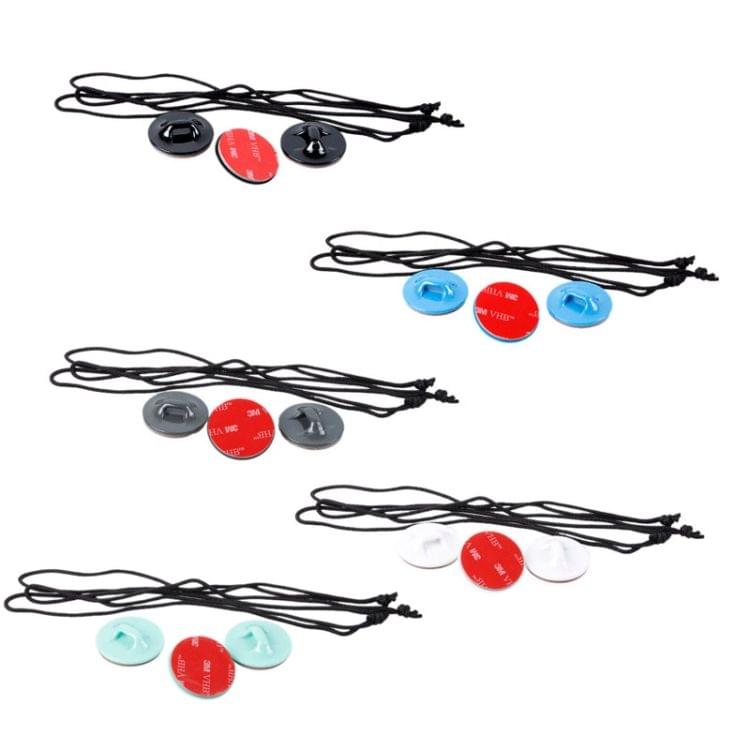 TMC Camera Tethers Set for GoPro HERO6 /5 /5 Session /4 Session /4 /3+ /3 /2 /1, Xiaoyi and Other Action Cameras, HR159(White)