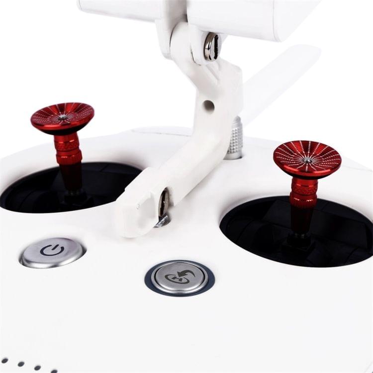 Sunnylife CNC Aluminum Alloy Controller Rocker Thumb Stick for DJI Phantom 3 Inspire 1(Red)