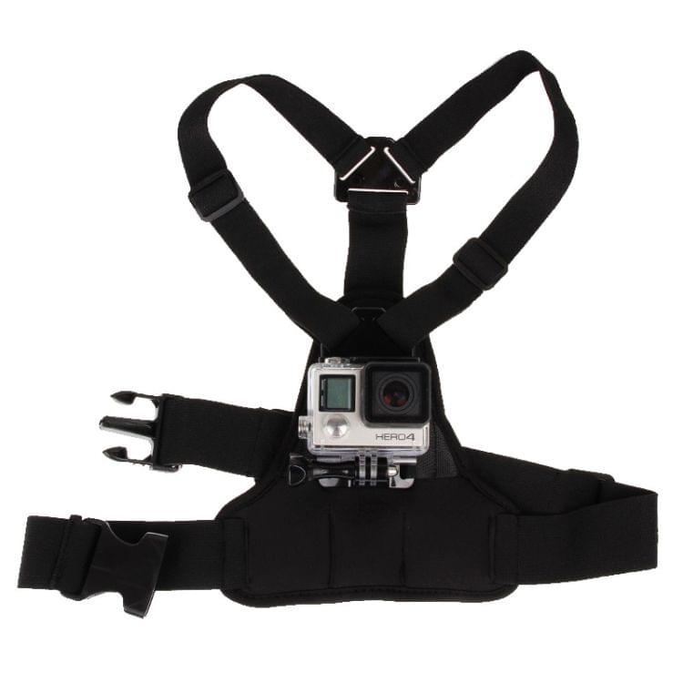 Special Sports Shoulders DV Chest Belt for GoPro  NEW HERO /HERO6   /5 /5 Session /4 Session /4 /3+ /3 /2 /1, Xiaoyi and Other Action Cameras(GP26-D)(Black)