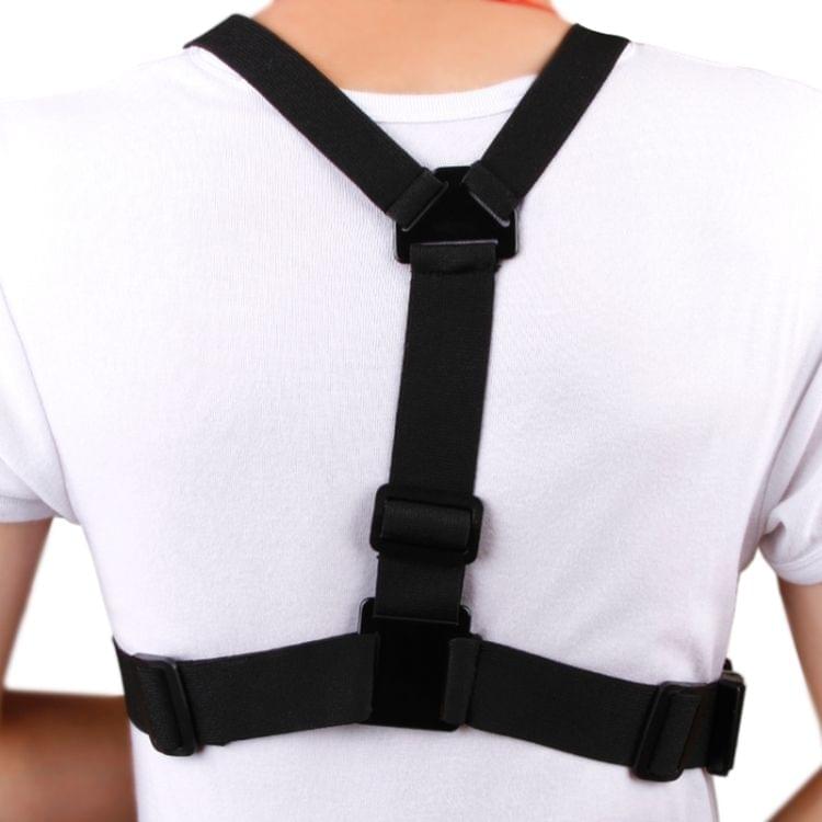 Special Sports Shoulders DV Chest Belt for GoPro  NEW HERO /HERO6   /5 /5 Session /4 Session /4 /3+ /3 /2 /1, Xiaoyi and Other Action Cameras(GP26-D)(Black)