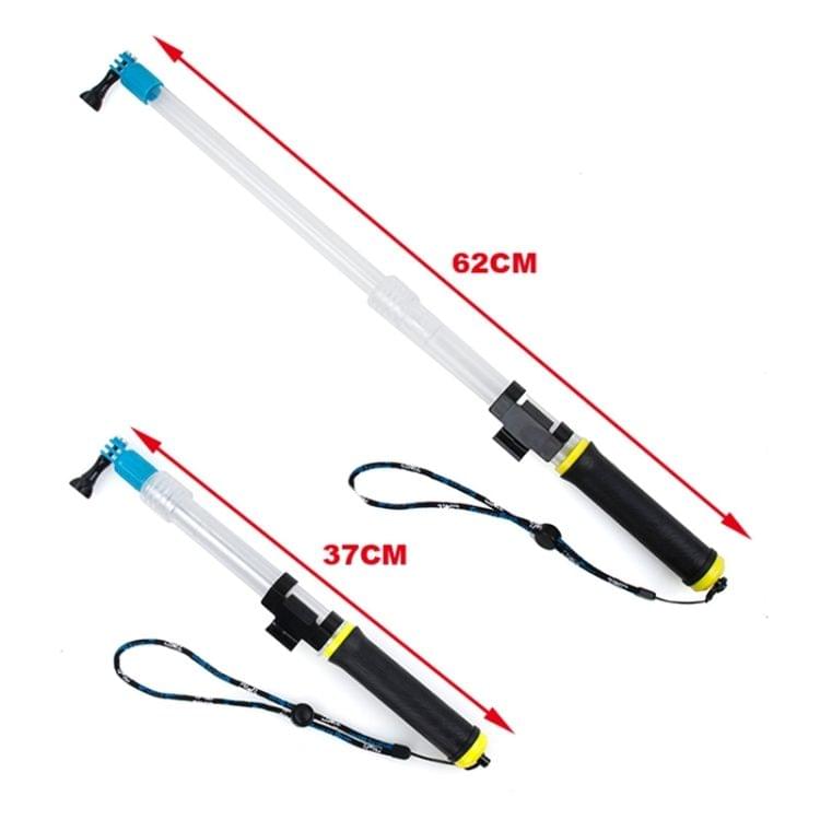 TMC GT3 14-24 inch Floating Extension Pole for GoPro Hero4 / 3+ / 3, SJ4000, Xiaomi Yi Sport Camera(Yellow)