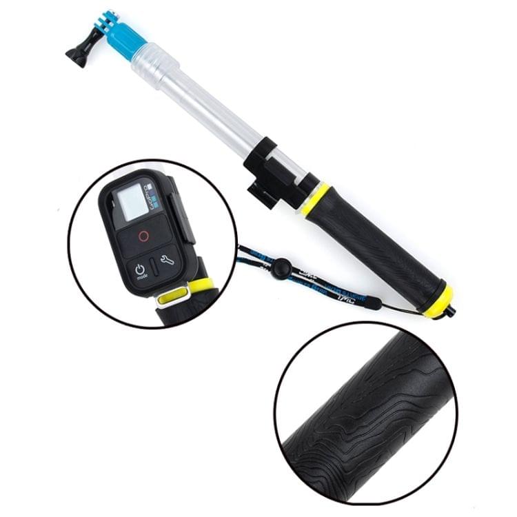 TMC GT3 14-24 inch Floating Extension Pole for GoPro Hero4 / 3+ / 3, SJ4000, Xiaomi Yi Sport Camera(Yellow)