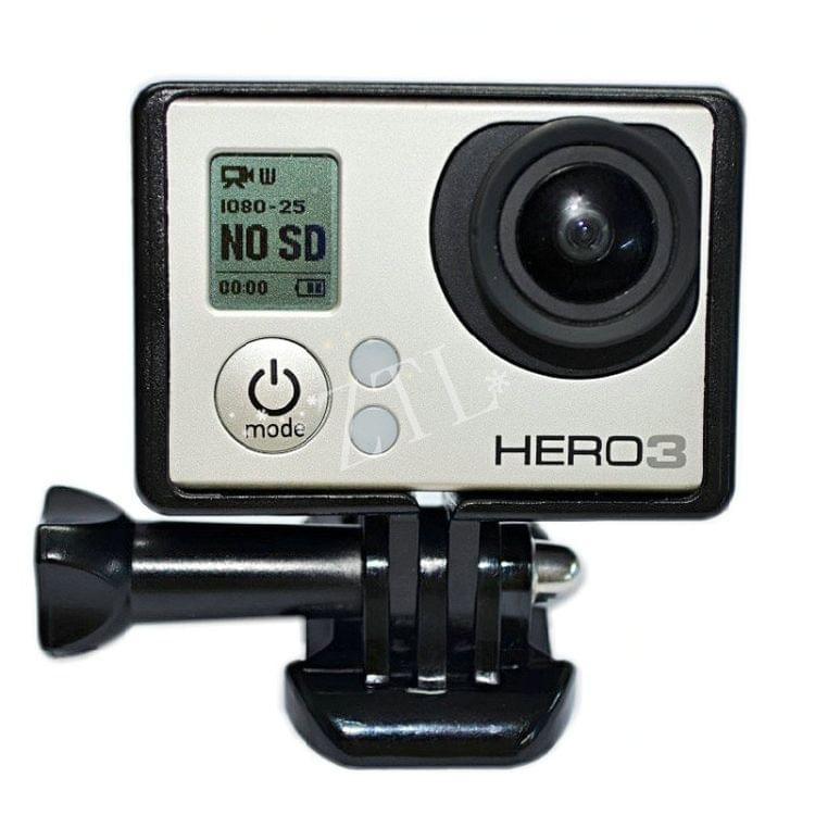 ST-65 Protective Shell Standard Frame Mount for GoPro HD HERO4 /3+ /3 Camera(Black)