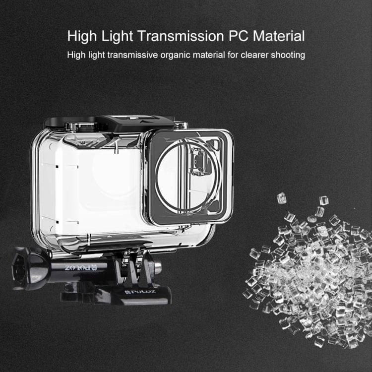 PULUZ 61m Underwater Waterproof Housing Diving Case for DJI Osmo Acition, with Buckle Basic Mount & Screw\t    \t\t        \t
                        \t
    \t\t\t\t    \t\t\t\t ()