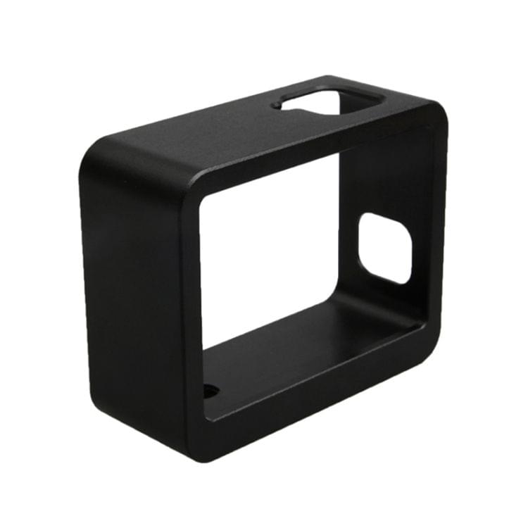 Aluminum Alloy Border Frame Mount Protective Housing Case Cover for GoPro HERO6 Black / HERO5 Black / HERO7 Black (Black)