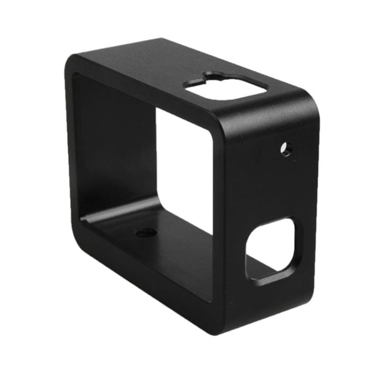 Aluminum Alloy Border Frame Mount Protective Housing Case Cover for GoPro HERO6 Black / HERO5 Black / HERO7 Black (Black)