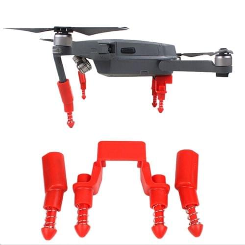 Landing Gear Stabilizer Height Extender Damping Landing Skid Feet Bracket Protector for DJI Mavic Pro (Red)