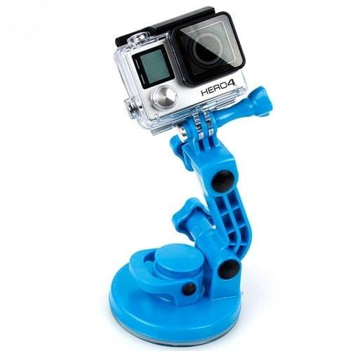 TMC Car Suction Cup Mount + Tripod Adapter + Handle Screw for GoPro  NEW HERO /HERO6   /5 /5 Session /4 Session /4 /3+ /3 /2 /1, Xiaoyi and Other Action Cameras(Blue)