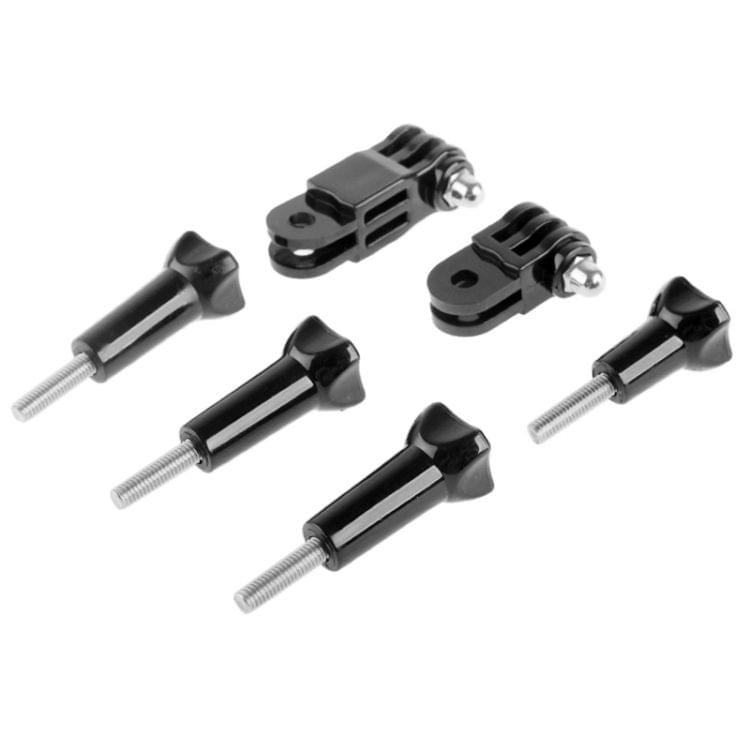 ST-05 Three-way Pivot Arm Assembly Extension & 4 Thumb Knobs for GoPro  NEW HERO /HERO6   /5 /5 Session /4 Session /4 /3+ /3 /2 /1, Xiaoyi and Other Action Cameras(Black)