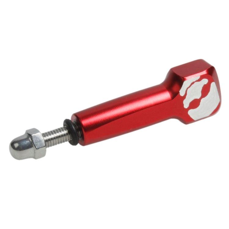 TMC Thumb Knob Skull Mark Long Screw for GoPro  NEW HERO /HERO6   /5 /5 Session /4 Session /4 /3+ /3 /2 /1, Xiaoyi and Other Action Cameras, Material: Aluminum Alloy(Red)