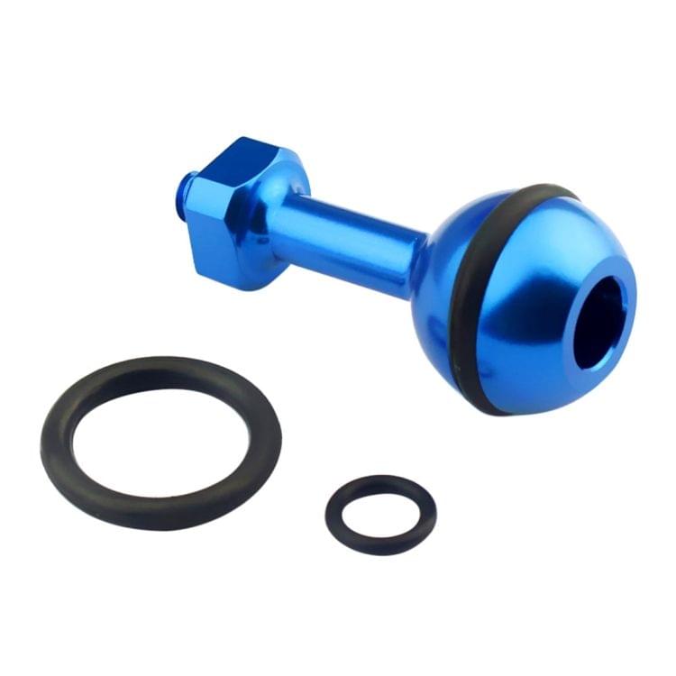 PULUZ 1/4 inch Screw Aluminum Ball Adapter Mount for DJI Osmo Action, GoPro HERO7 /6 /5 /5 Session /4 Session /4 /3+ /3 /2 /1, Xiaoyi and Other Action Cameras, Diameter: 2.5cm(Blue)