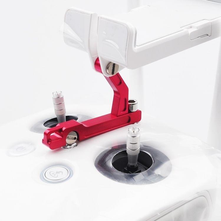 Metal Iron CNC Mobile Device Holder for DJI Phantom 3 or Inspire 1 Transmitter(White)
