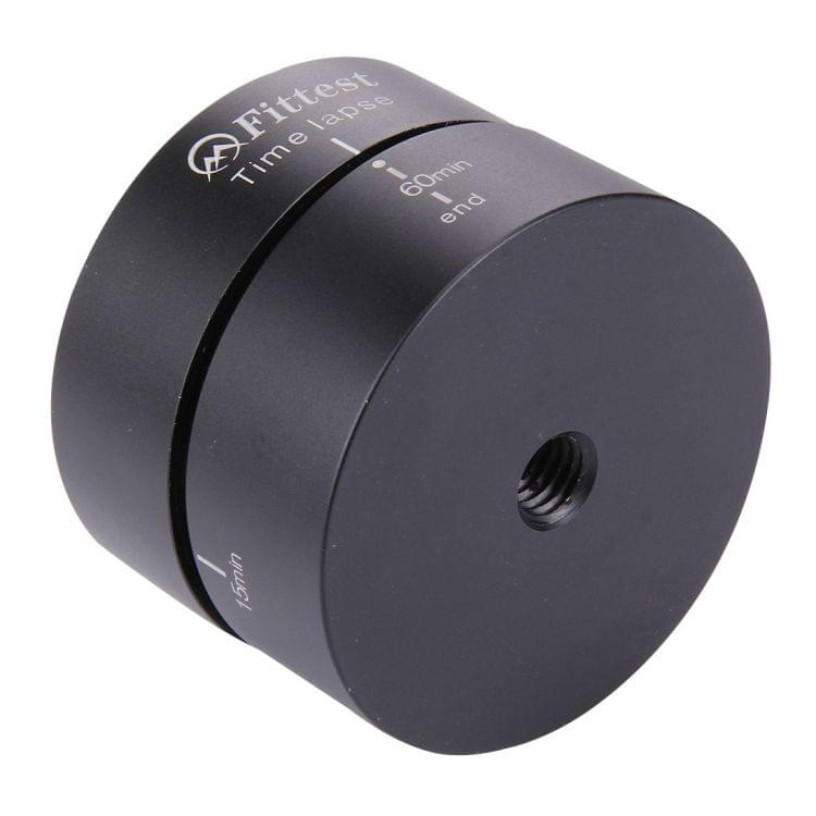 Fittest 360TL 360 Degrees Panning Rotating Panorama Cylindrical PTZ 60min / 45min / 30min / 15min Time Lapse Stabilizer Tripod Adapter with 2kg Bearing for GoPro & Micro Single & DSLR Camera