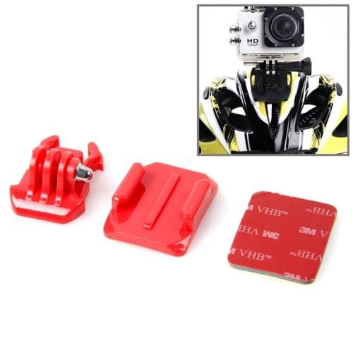 HR67 SIXXY Gopro Helmet Curved Surface + 3M VHB Sticker + Mount Stand Kit for GoPro Hero 4 / 3+ / 3 / 2 / 1