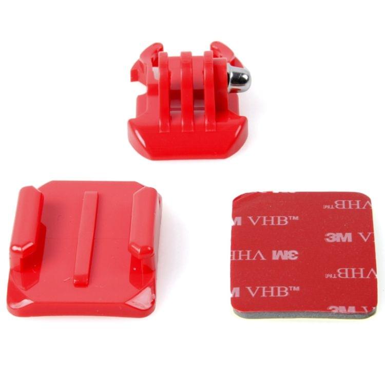 HR67 SIXXY Gopro Helmet Curved Surface + 3M VHB Sticker + Mount Stand Kit for GoPro Hero 4 / 3+ / 3 / 2 / 1
