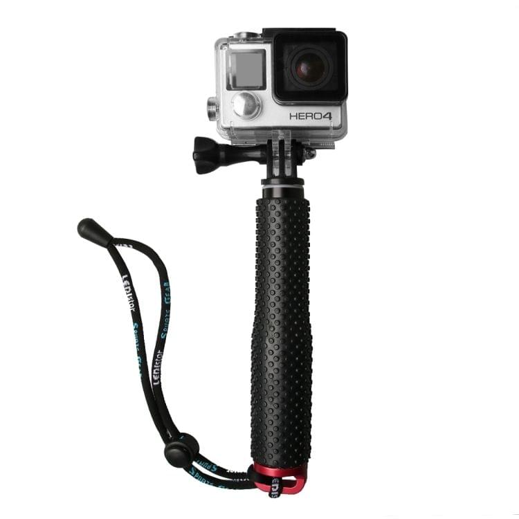 Handheld Extendable Pole Monopod with Screw for GoPro HERO5 Session /5 /4 Session /4 /3+ /3 /2 /1, Xiaoyi Sport Cameras, Max Length: 49cm(Red)