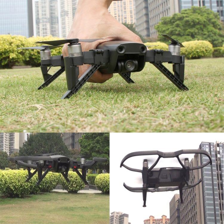 Height Extender Damping Landing Leg Bracket Protector for DJI Mavic Air (Black)