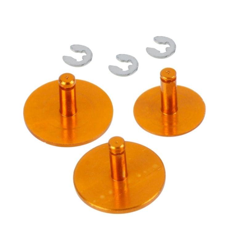3 PCS TMC Aluminum Anodized Color Button Set for GoPro Hero 3+(Orange)