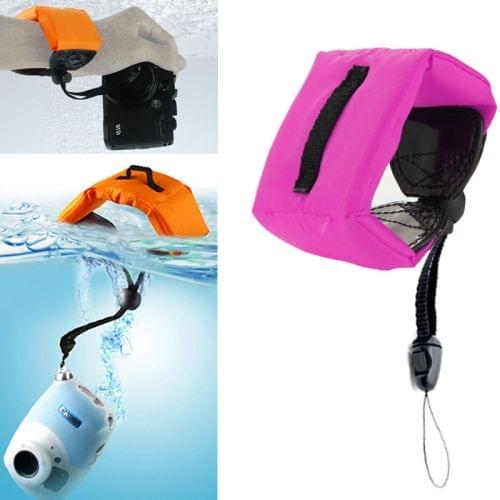 Submersible Floating Bobber Hand Wrist Strap for GoPro  NEW HERO /HERO6   /5 /5 Session /4 Session /4 /3+ /3 /2 /1, Xiaoyi and Other Action Cameras(Magenta)