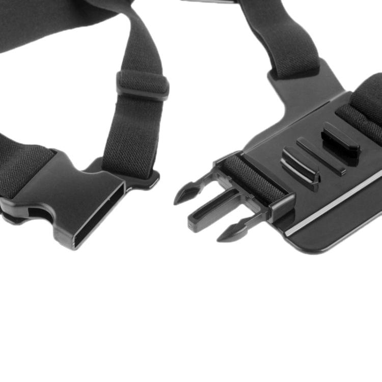 ST-25 Adjustable Body Chest Strap Mount Belt Harness with Buckle Bracket Screw for GoPro  NEW HERO /HERO6   /5 /5 Session /4 Session /4 /3+ /3 /2 /1, Xiaoyi and Other Action Cameras(Black)