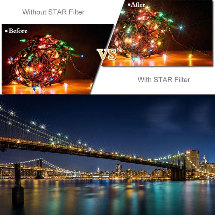 HD Drone Star Effect 6-Point Lens Filter for DJI MAVIC Pro