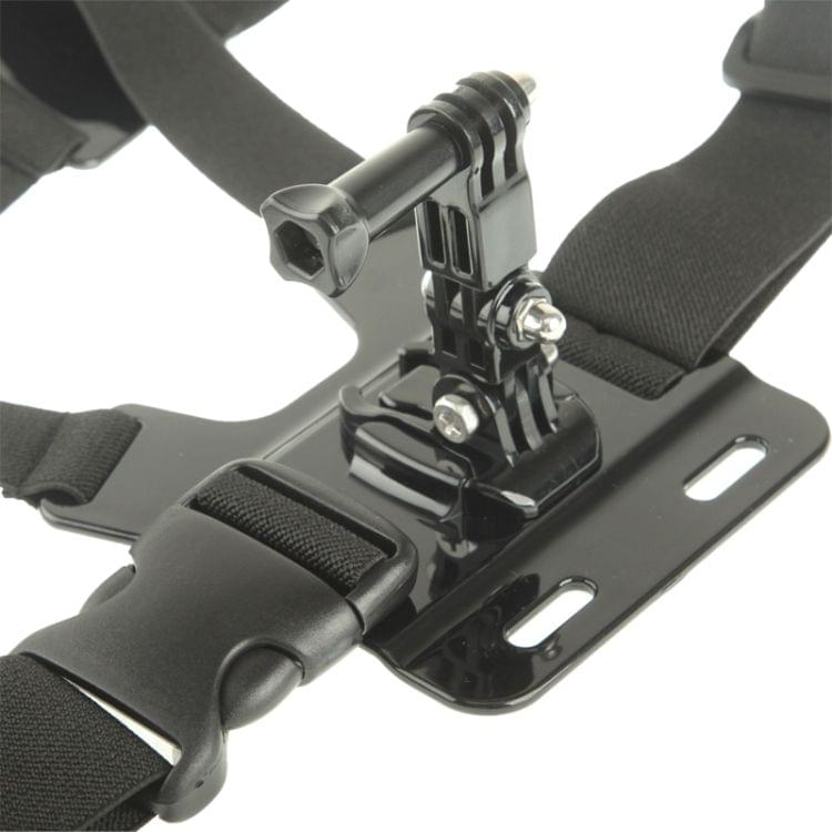 ST-27 B-Model Chest Harness Strap Chest Mount Harness + 3-way Adjustable Base for GoPro  NEW HERO /HERO6   /5 /5 Session /4 Session /4 /3+ /3 /2 /1, Xiaoyi and Other Action Cameras(Black)