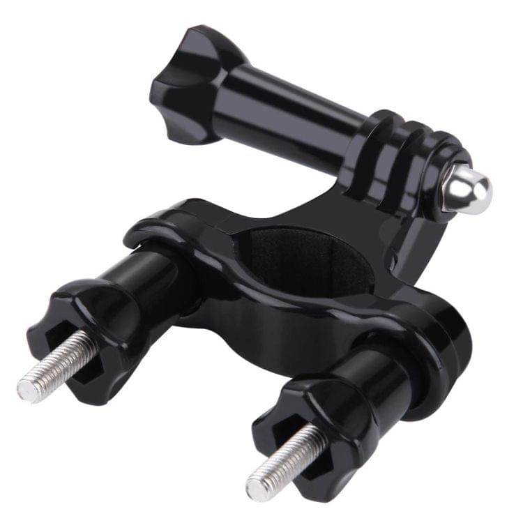 PULUZ Universal Bike Motorcycle Handlebar Mount with Screw for DJI Osmo Action, GoPro HERO7 /6 /5 /5 Session /4 Session /4 /3+ /3 /2 /1, Xiaoyi and Other Action Cameras(Black)