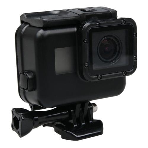 2 in 1 for GoPro  NEW HERO /HERO6   /5 Touch Screen Back Cover + 45m Waterproof Housing Protective Case(Need to Disassemble Lens When Installed) with Buckle Basic Mount & Lead Screw(Black)