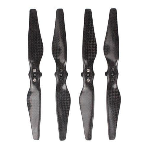 4 PCS Quick-Release Carbon Fiber Propellers Blades for DJI Mavic Air Drone RC Quadcopter(Black)