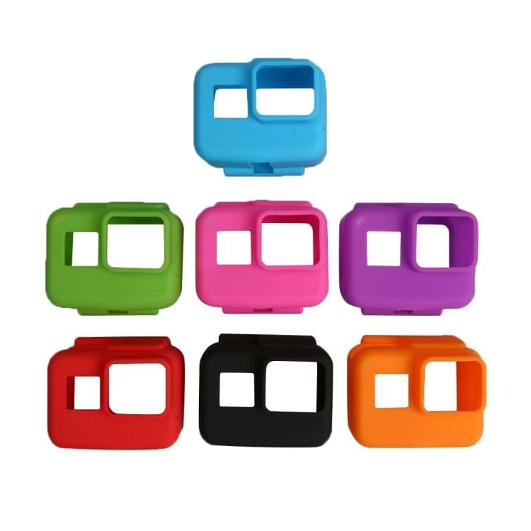 Original for GoPro HERO5 Silicone Border Frame Mount Housing Protective Case Cover Shell(Purple)