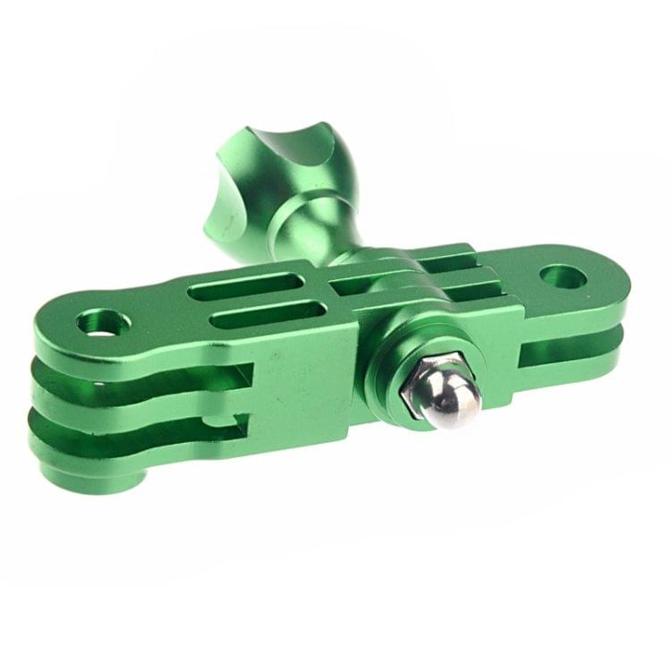 Aluminum Mount three-way Pivot Arm Set for GoPro HERO4 / 3+ / 3 / 2 / 1(Green)