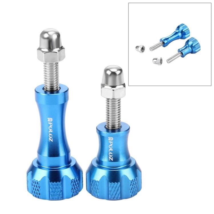 PULUZ 16 in 1 CNC Metal Accessories Combo Kits (Screws + Surface Mounts + Tripod Adapter + Extendable Pole Monopod + Storage Bag + Wrench) for GoPro NEW HERO /HERO7 /6 /5 /5 Session /4 Session /4 /3+ /3 /2 /1, Xiaoyi and Other Action Cameras