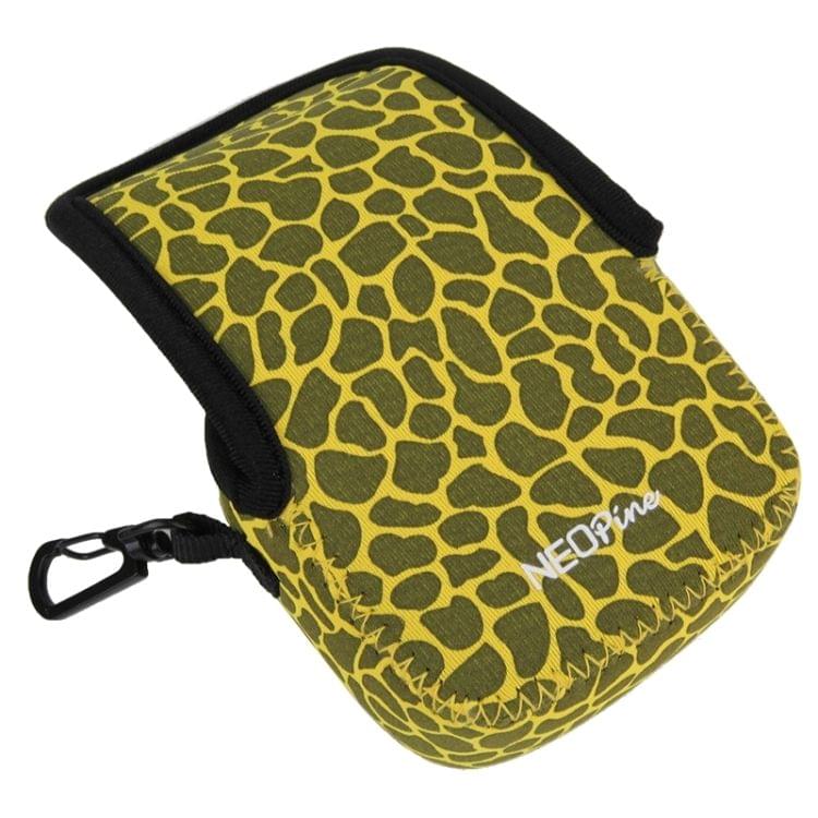 NEOPine GN-5 Leopard Texture GoPro Accessories Waterproof Housing Neoprene Inner Protective Bag Camera Pouch for GoPro HERO5/ 4 /3+ /3 /2 /1(Yellow)