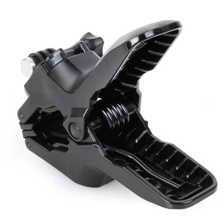 TMC HR219 Jaws Flex Clamp Mount with Buckle & Thumb Screw for GoPro  NEW HERO /HERO6   /5 Session /5 /4 Session /4 /3+ /3 /2 /1, Other Sport Cameras(Black)