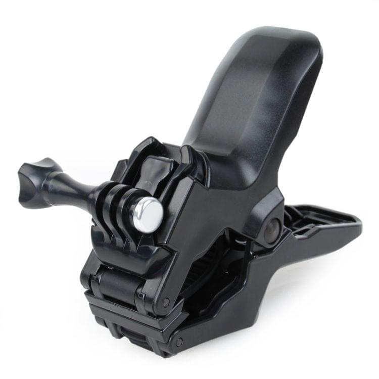 TMC HR219 Jaws Flex Clamp Mount with Buckle & Thumb Screw for GoPro  NEW HERO /HERO6   /5 Session /5 /4 Session /4 /3+ /3 /2 /1, Other Sport Cameras(Black)