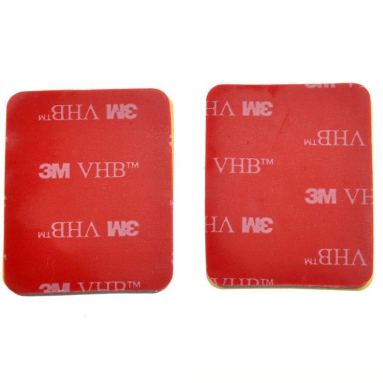 ST-12 2 x Curved Surface Adapters + 2 Adhesive Mount Stickers for GoPro  NEW HERO /HERO6   /5 /5 Session /4 Session /4 /3+ /3 /2 /1, Xiaoyi and Other Action Cameras(Pink)