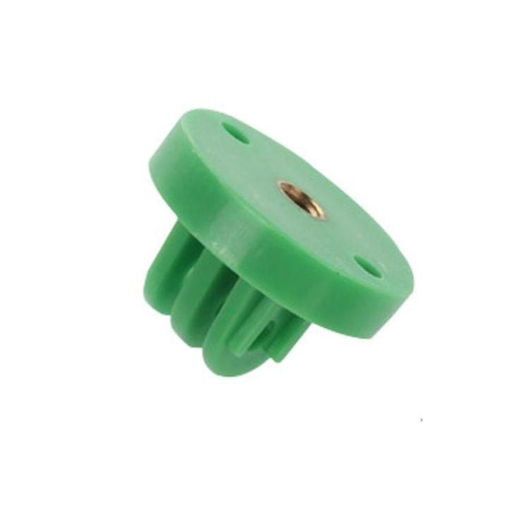 GP267 Camcorder Mount Adapter to Tripod Stand for GoPro  NEW HERO /HERO6  / 5 /5 Session /4 /3+ /3 /2 /1(Green)
