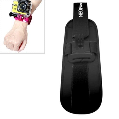 NEOpine Sports Diving Wrist Strap Mount Stabilizer 90 Degree Rotation for GoPro  NEW HERO /HERO6   /5 /5 Session /4 Session /4 /3+ /3 /2 /1, Xiaoyi and Other Action Cameras(Black)