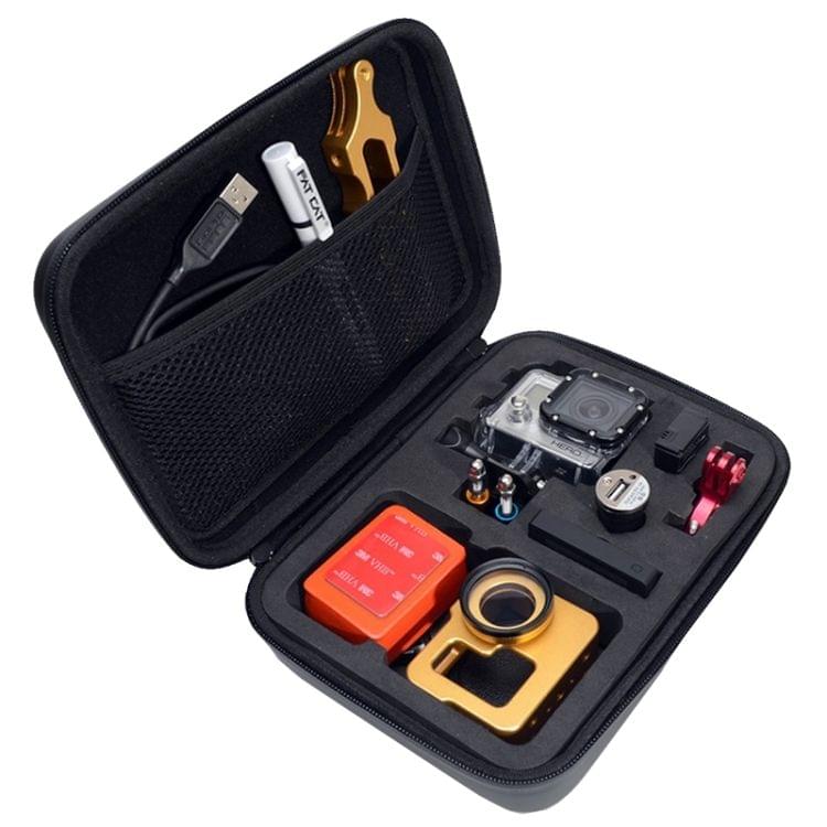 Shockproof Waterproof Portable Travel Case for GoPro  NEW HERO /HERO6   /5 /4 Session /4 /3+ /3 /2 /1, Puluz U6000 and other Sport Cameras Accessories, Size: 22cm x 16cm x 7cm