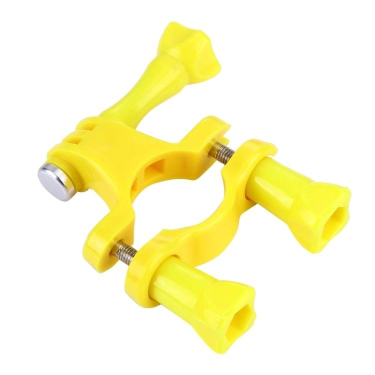 TMC Handlebar Seatpost Pole Mount Bike Moto Bicycle Clamp for GoPro  NEW HERO /HERO6   /5 Session /5 /4 Session /4 /3+ /3 /2 /1, Xiaoyi Sport Cameras(Yellow)