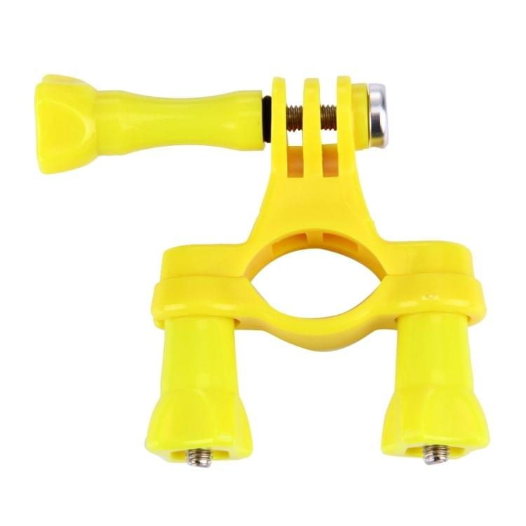 TMC Handlebar Seatpost Pole Mount Bike Moto Bicycle Clamp for GoPro  NEW HERO /HERO6   /5 Session /5 /4 Session /4 /3+ /3 /2 /1, Xiaoyi Sport Cameras(Yellow)