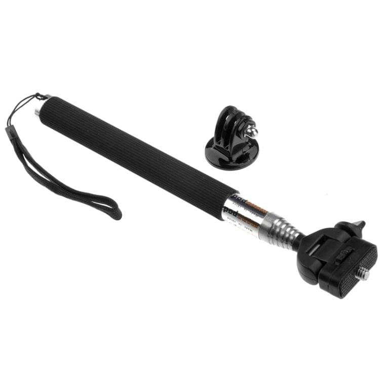 ST-55 Extendable Pole Monopod with Tripod Mount Adapter for GoPro HERO5 Session /5 /4 Session /4 /3+ /3 /2 /1, Xiaoyi Sport Cameras(Black)