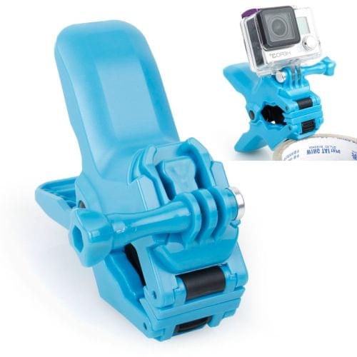 TMC HR219 Jaws Flex Clamp Mount with Buckle & Thumb Screw for GoPro  NEW HERO /HERO6   /5 Session /5 /4 Session /4 /3+ /3 /2 /1, Other Sport Cameras(Blue)