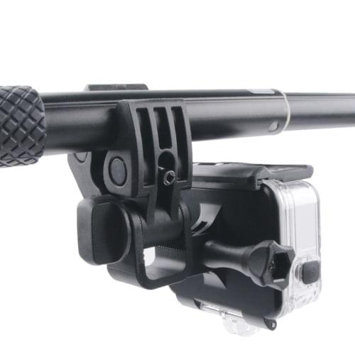 Clamp Mount Connecting Adapter Kit with Waterproof Back Cover for GoPro HERO6 /5 (Black)